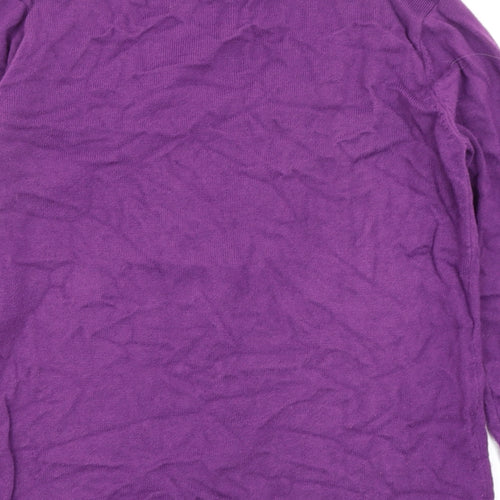 Special Collection Womens Pink Floral  Pullover Jumper Size 12