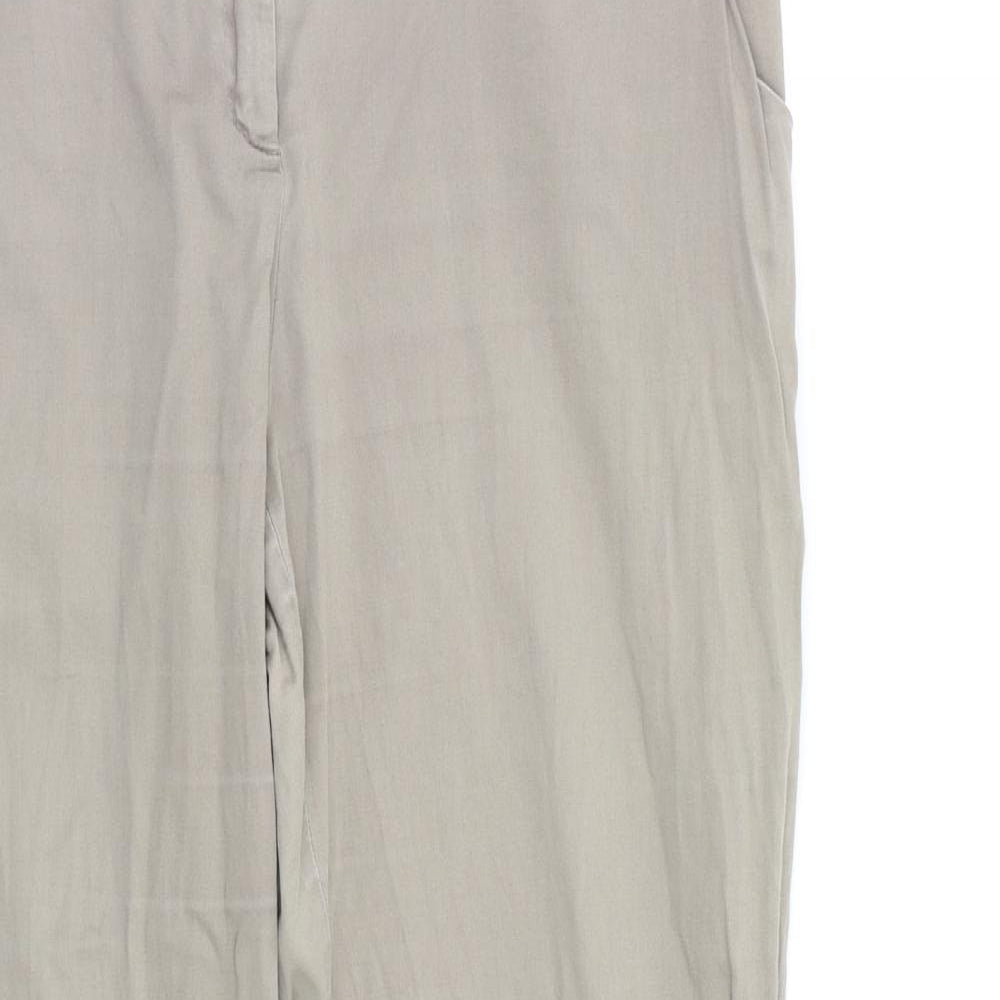 Promod Womens Beige   Trousers  Size 16 L28 in