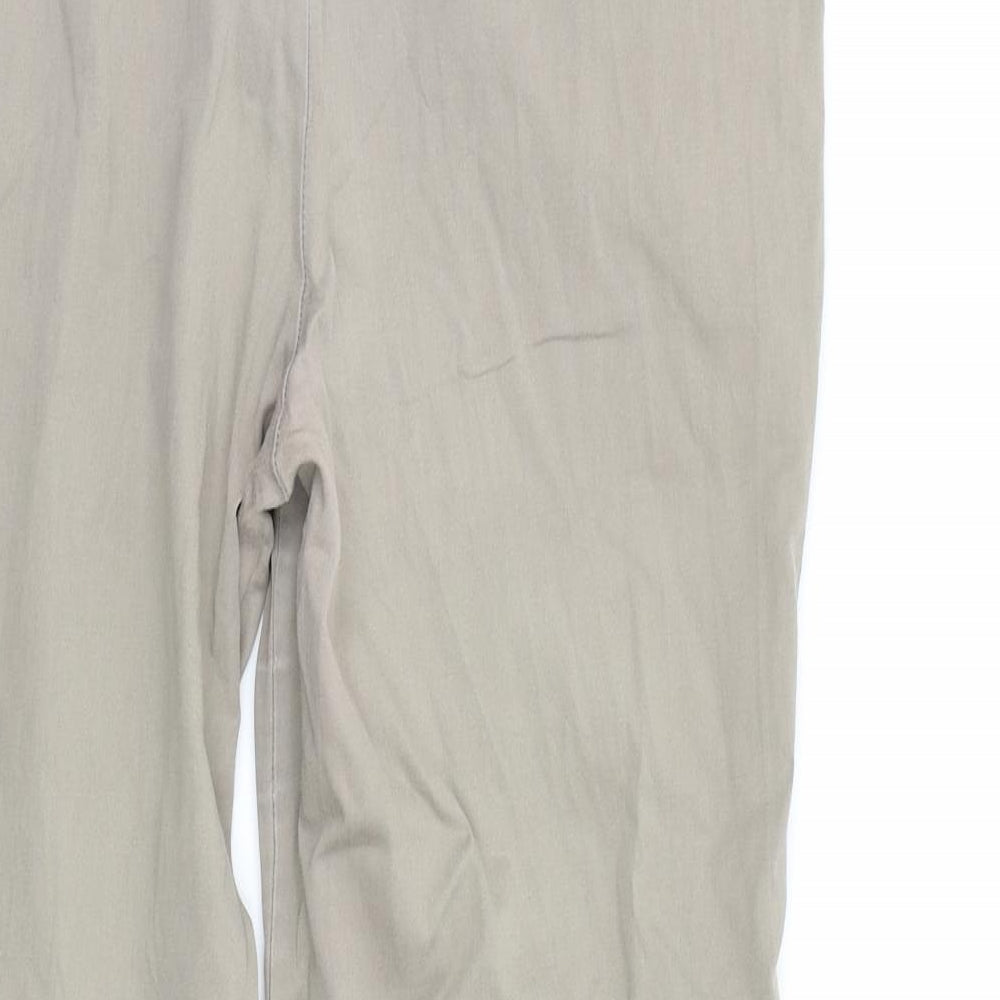 Promod Womens Beige   Trousers  Size 16 L28 in