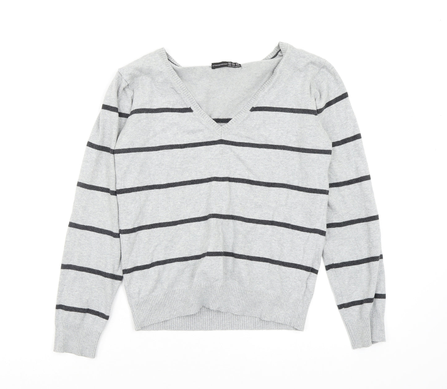 Primark Womens Multicoloured Striped  Pullover Jumper Size 16