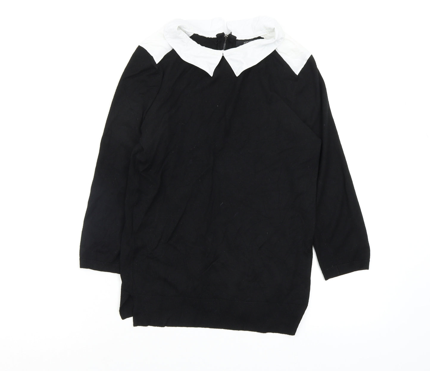 Papaya Womens Black   Basic T-Shirt Size 10