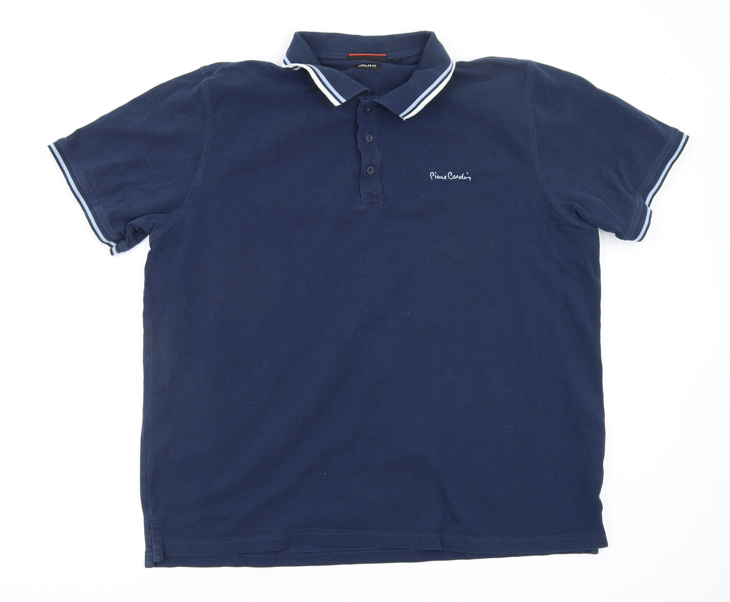 Pierre Cardin Mens Blue    Polo Size 4XL