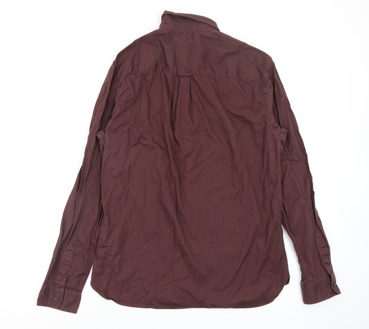 AllSaints Mens Purple    Button-Up Size L