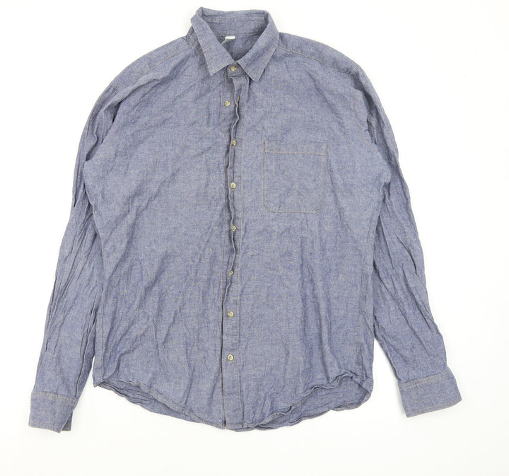 heavy chambra Mens Blue    Button-Up Size M