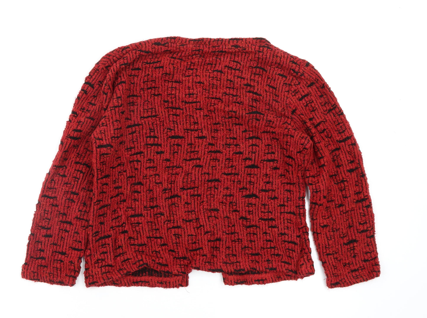 Per Una Womens Red   Cardigan Jumper Size M