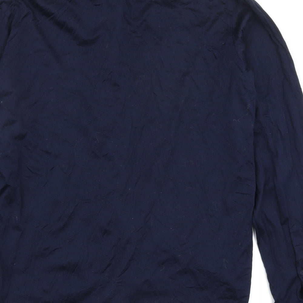 Zara Mens Blue    Button-Up Size 15