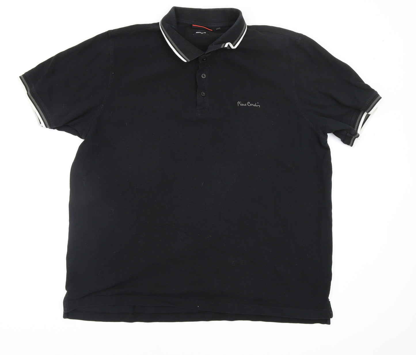 Pierre Cardin Mens Black    Polo Size 4XL