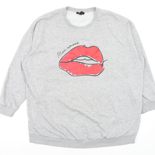 New Look Womens Grey   Pullover Jumper Size 24