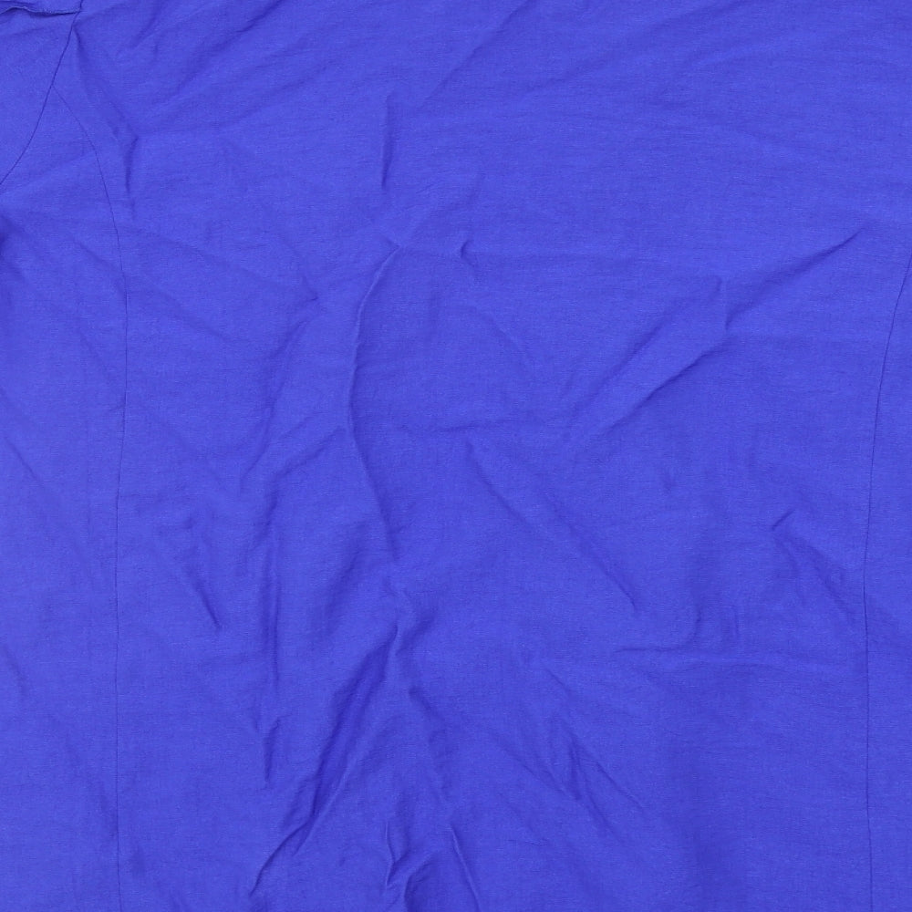 CHALOU Womens Blue   Shirt Dress  Size 32