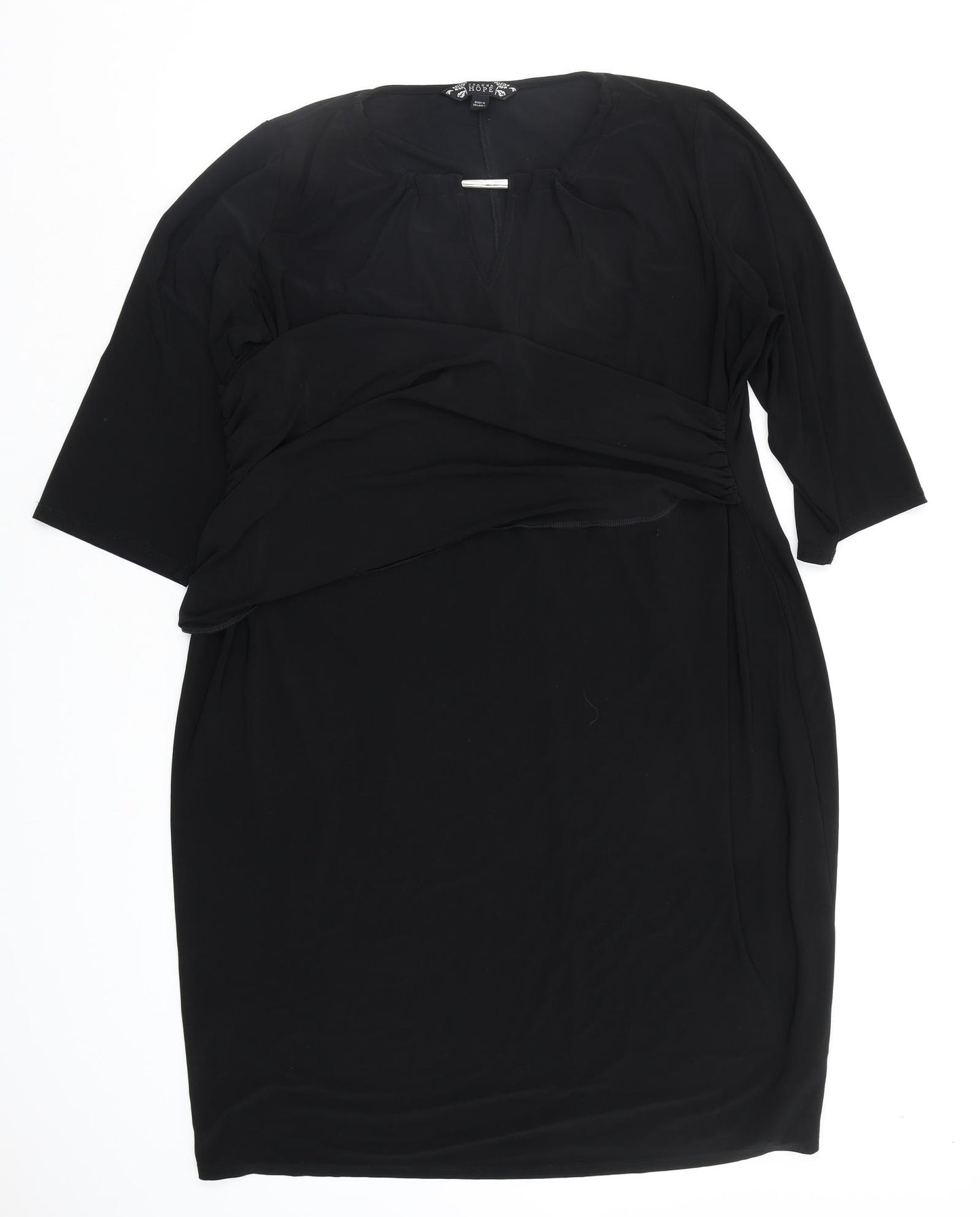 Joanna Hope Womens Black   Fit & Flare  Size 22