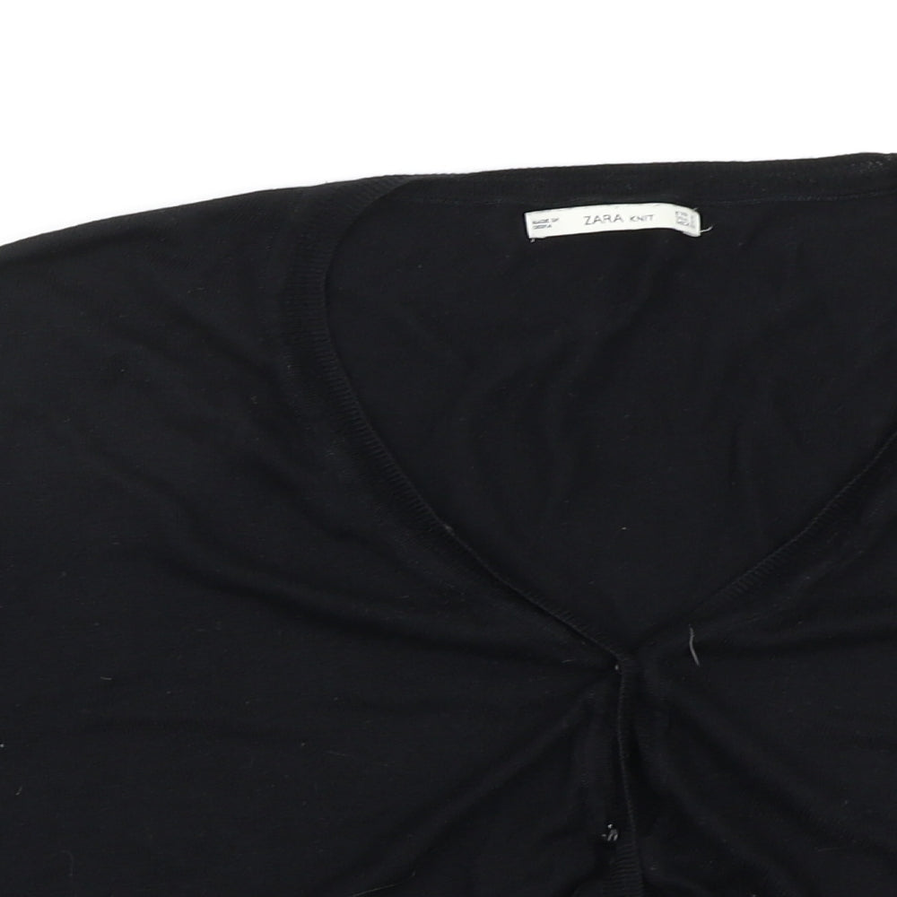 Zara Womens Black   Cardigan Jumper Size 8