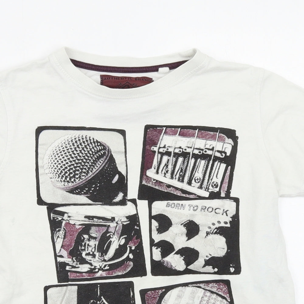 NEXT Boys White   Basic T-Shirt Size 9 Years