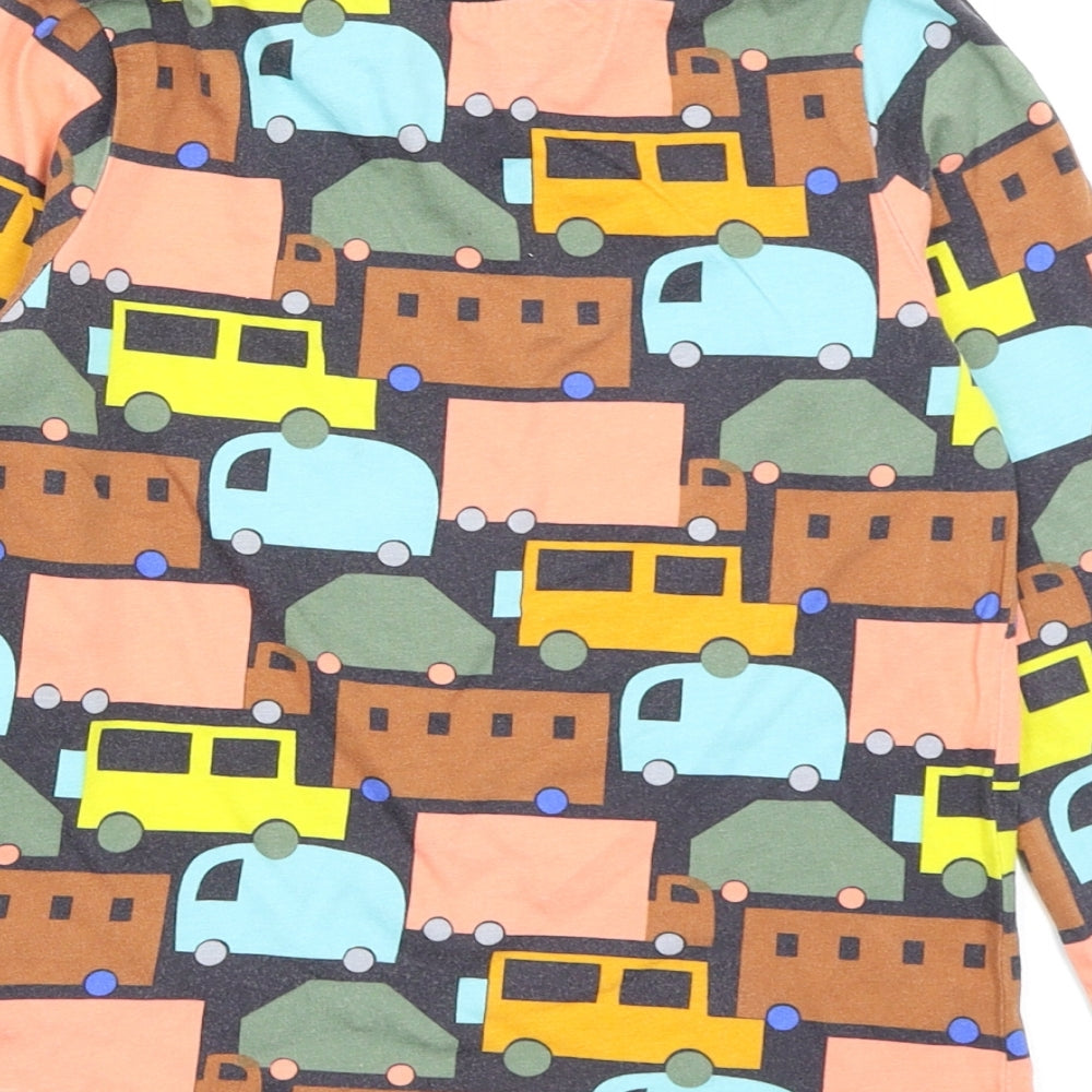 Asda George Boys Multicoloured Geometric   Pyjama Top Size 6-7 Years