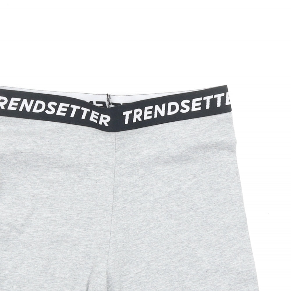 Asda George Girls Grey   Sweat Shorts Size 11-12 Years