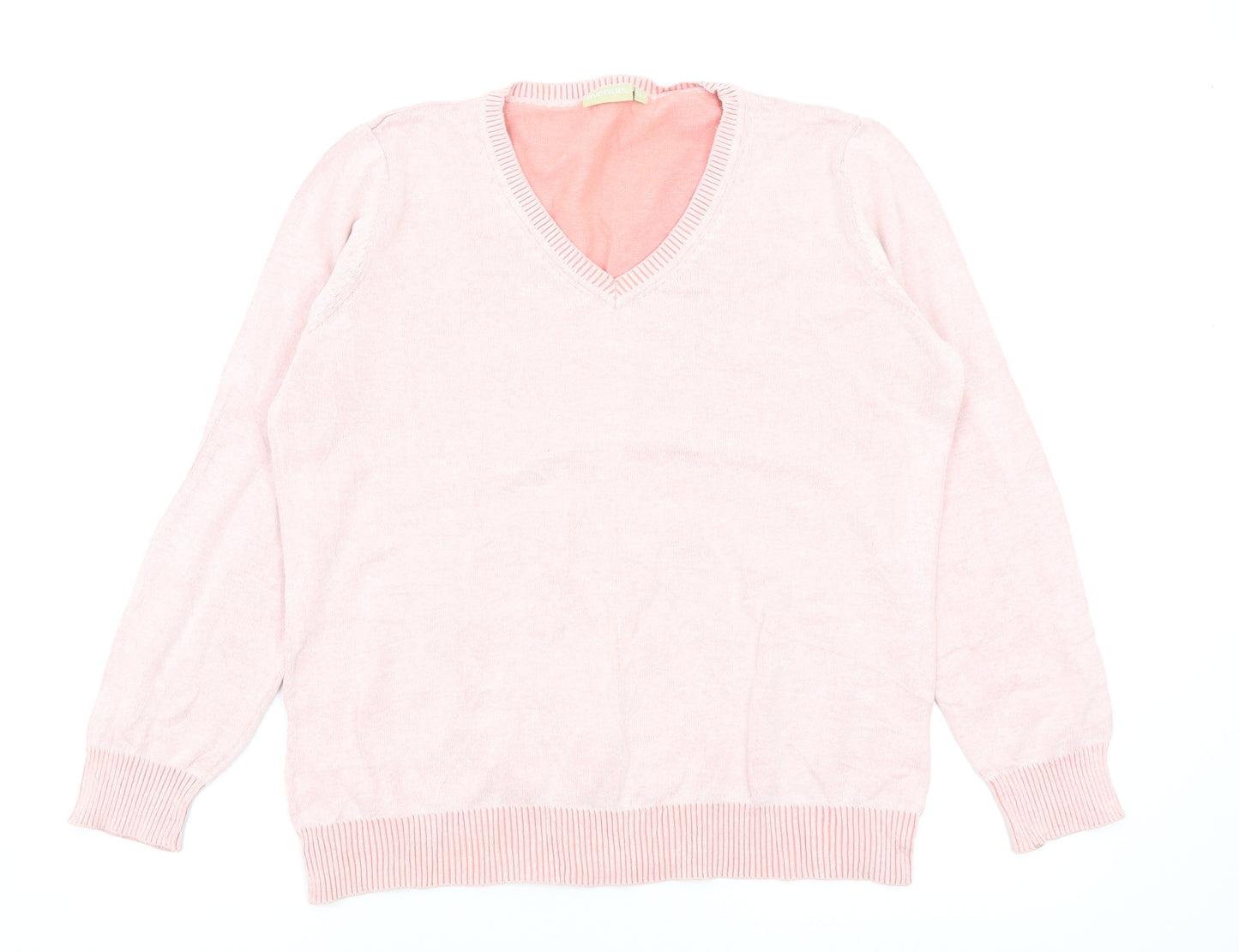 Avenue Womens Pink   Pullover Jumper Size L