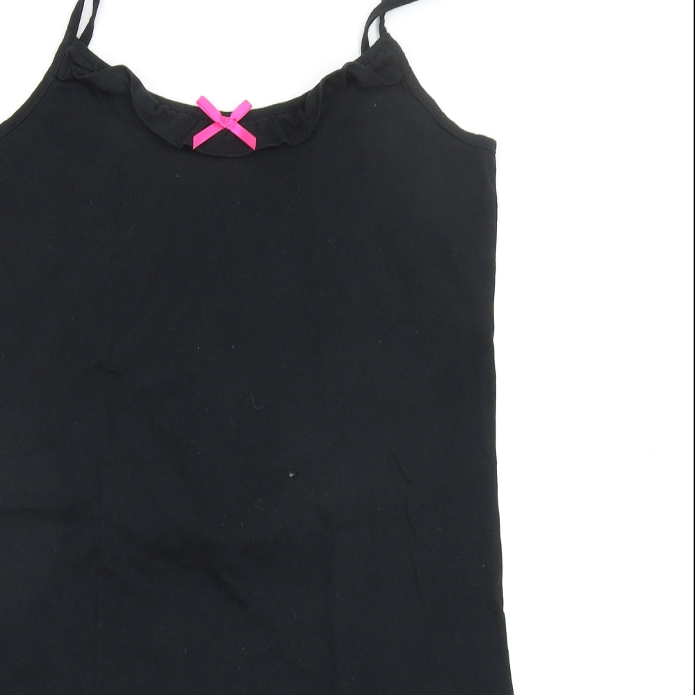 Asda George Womens Black Solid  Top Dress Size 12