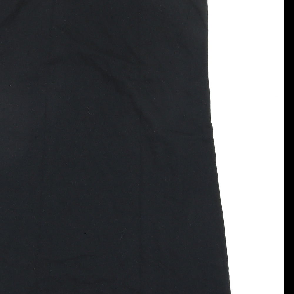 Asda George Womens Black Solid  Top Dress Size 12