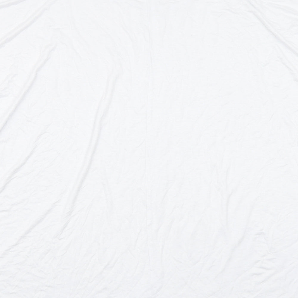 Boohoo Womens White   Basic T-Shirt Size 20