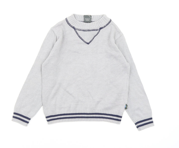 CDRL Boys Grey Pullover Jumper Size 5 Years