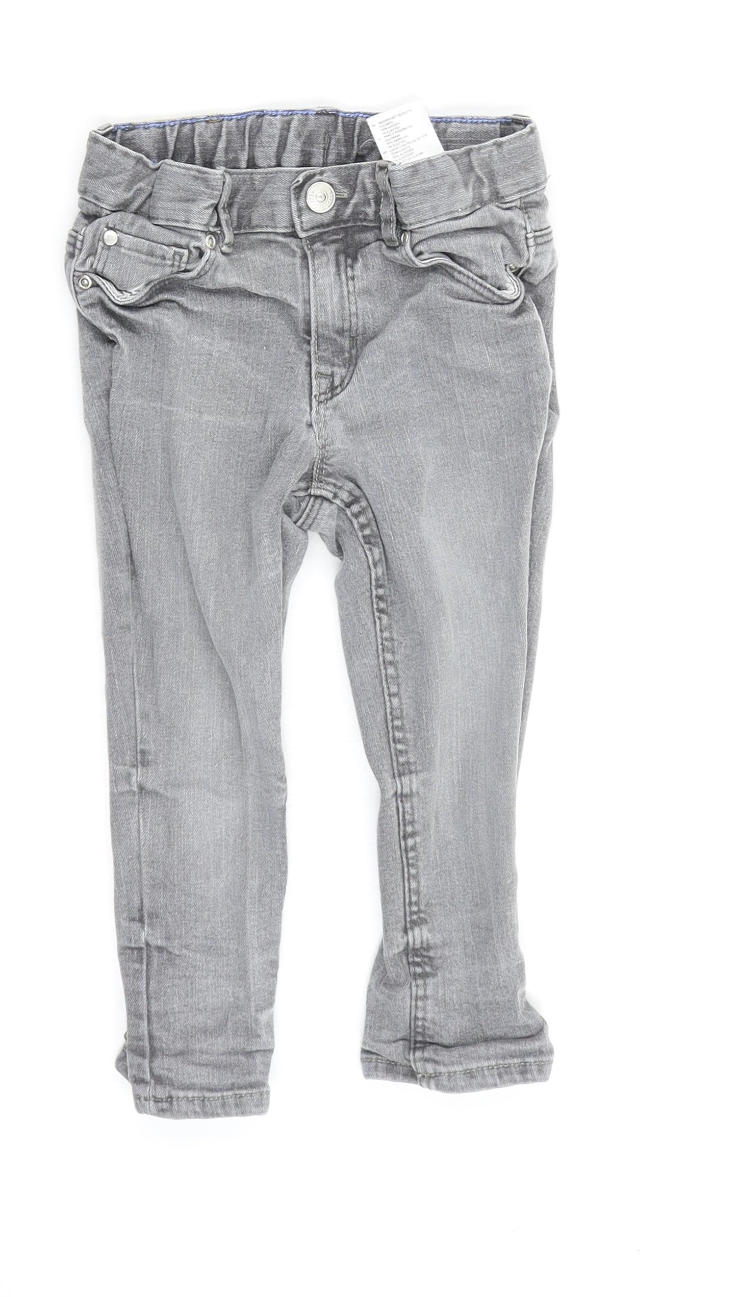 H&M Boys Grey   Cargo Jeans Size 24 Months