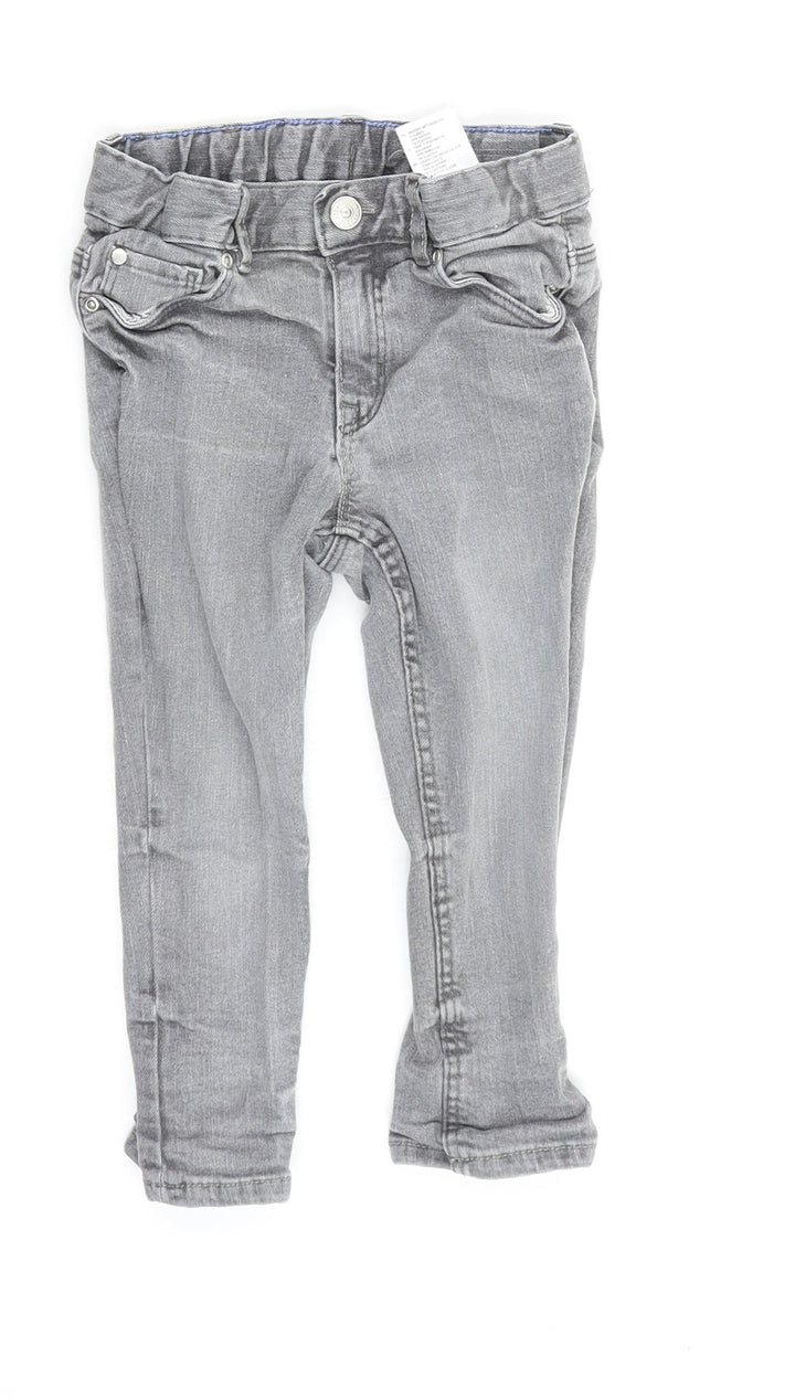 H&M Boys Grey   Cargo Jeans Size 24 Months