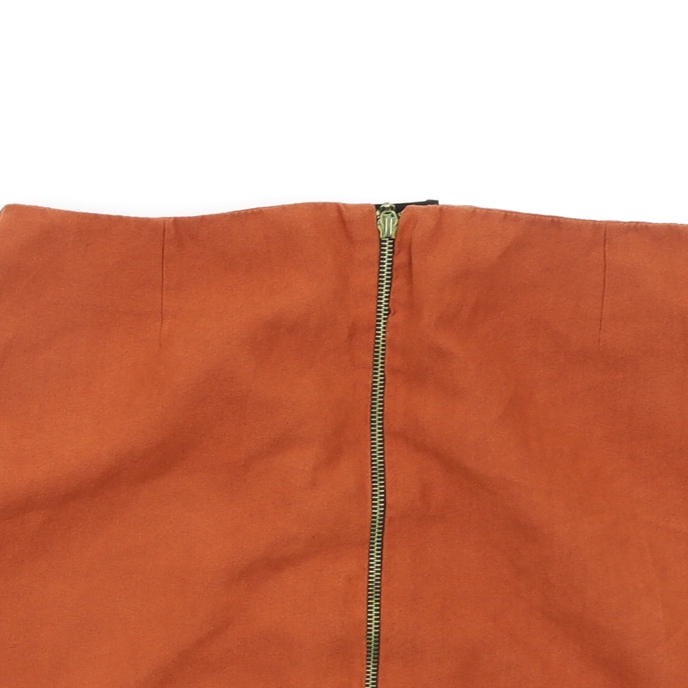 Primark Womens Brown   Flare Skirt Size 12