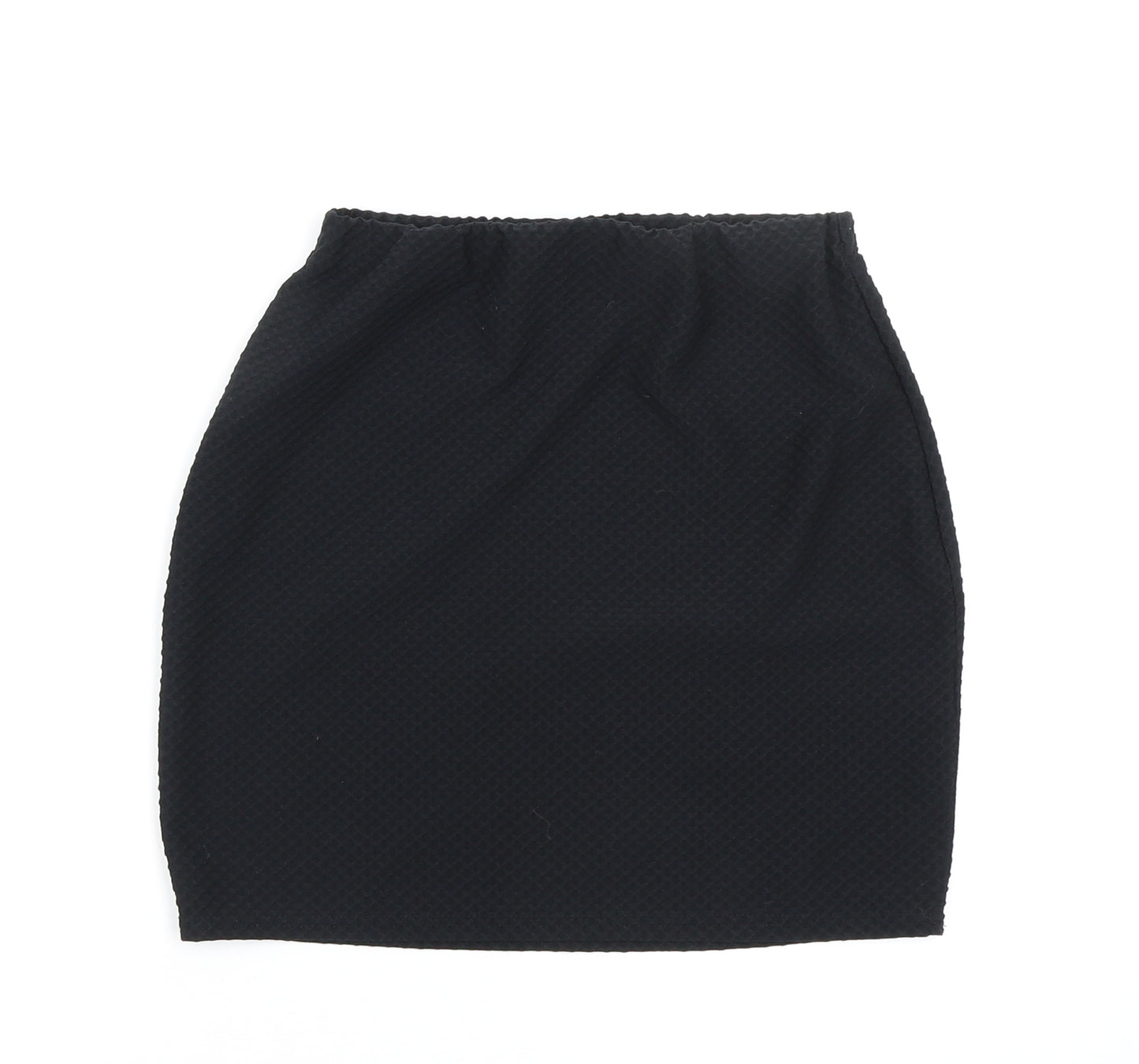 River Island Womens Black   Mini Skirt Size 10  - Stretch waistband