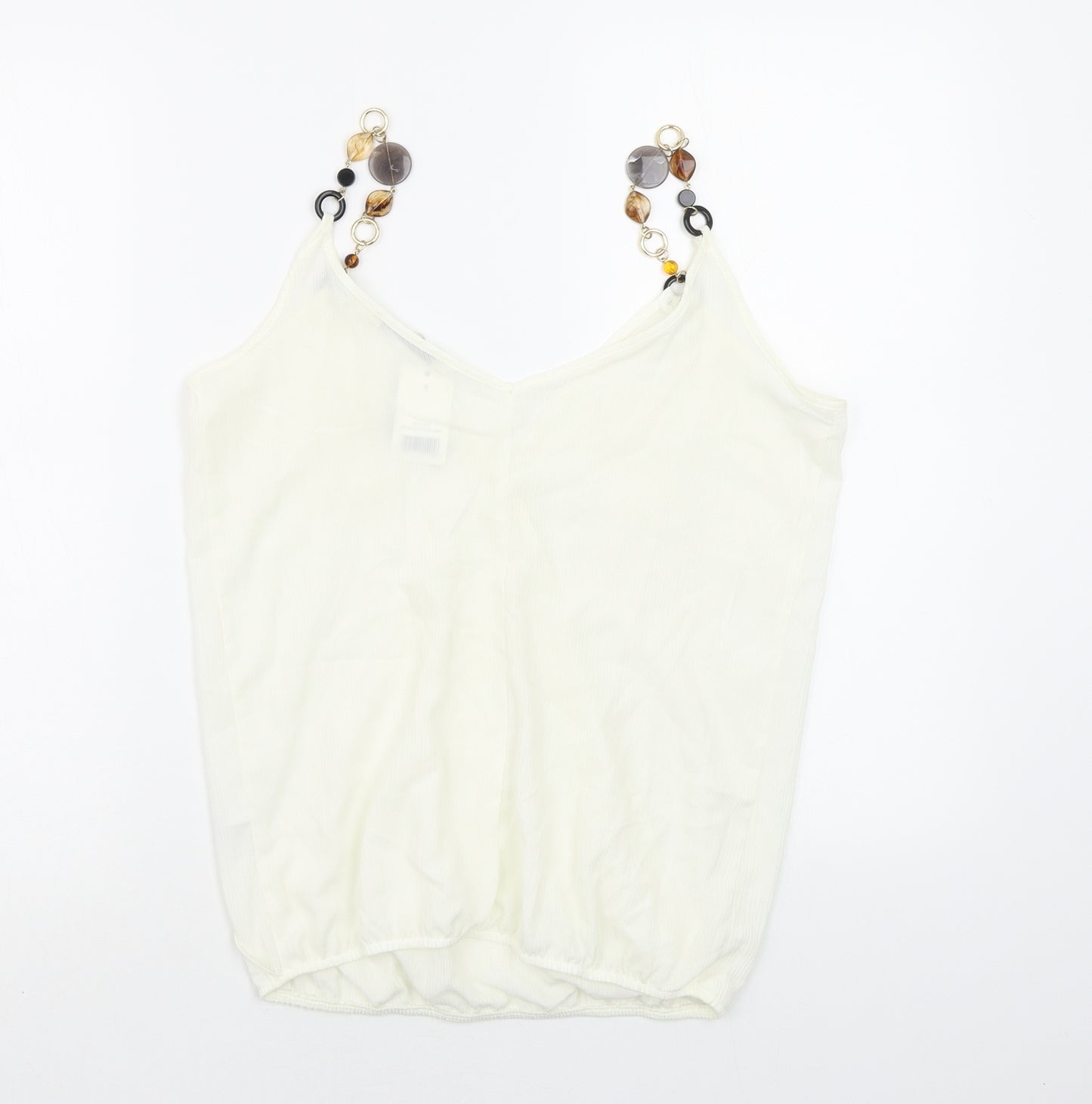 Asda George Womens White   Basic Blouse Size 8