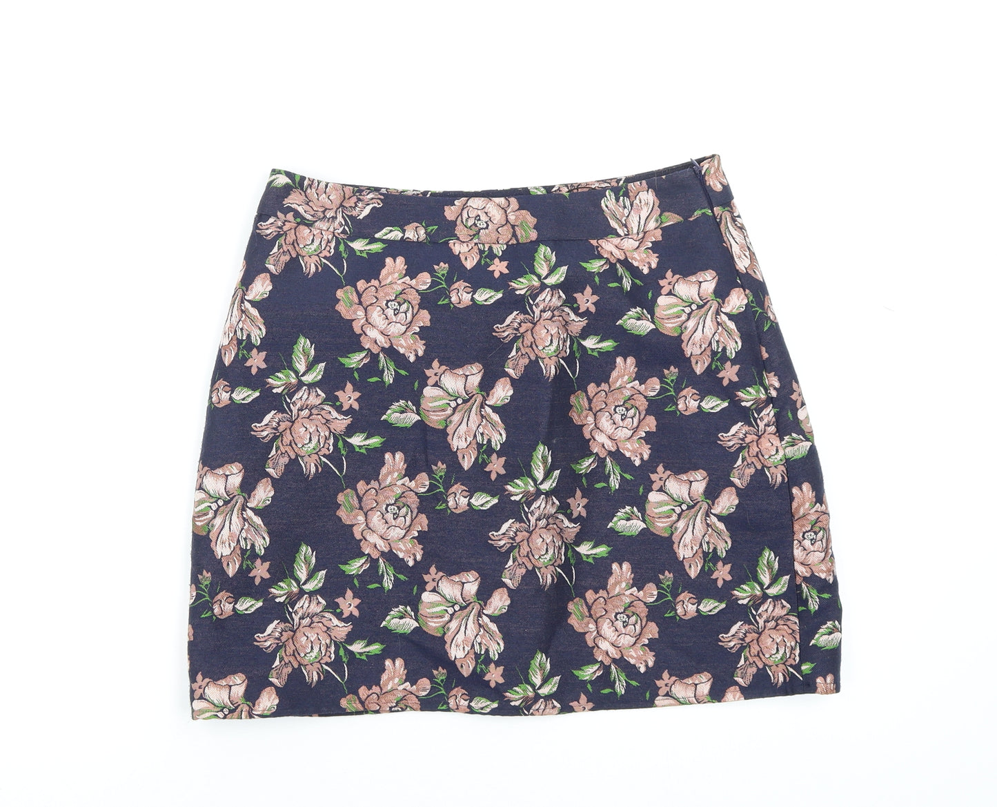 Fashion Union Womens Multicoloured Floral  Flare Skirt Size 10