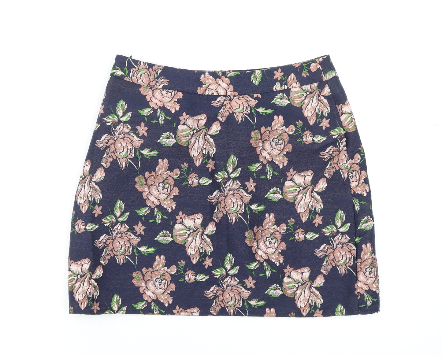 Fashion Union Womens Multicoloured Floral  Flare Skirt Size 10
