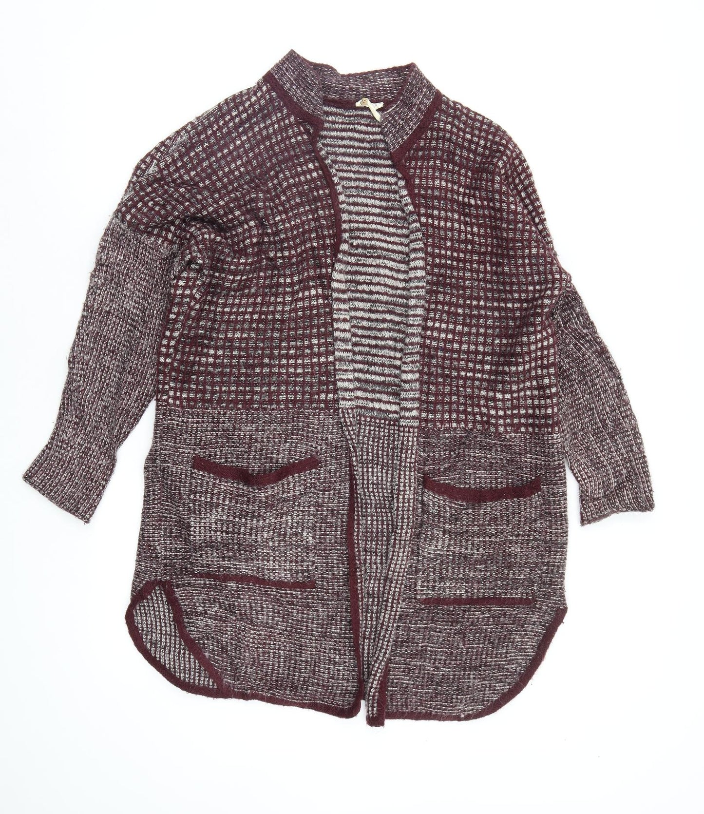 White Stuff Womens Multicoloured Geometric  Cardigan Jumper Size 12