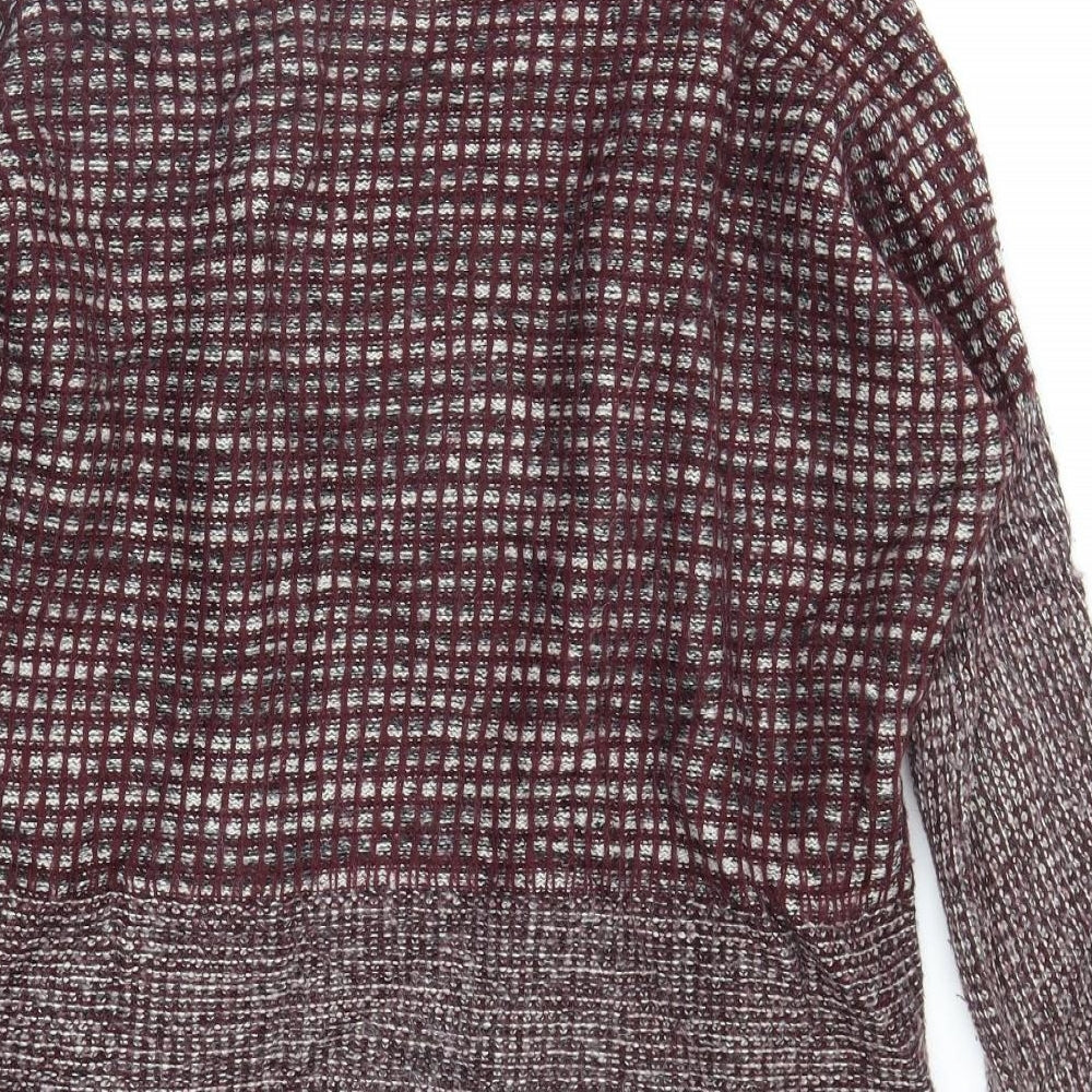 White Stuff Womens Multicoloured Geometric  Cardigan Jumper Size 12