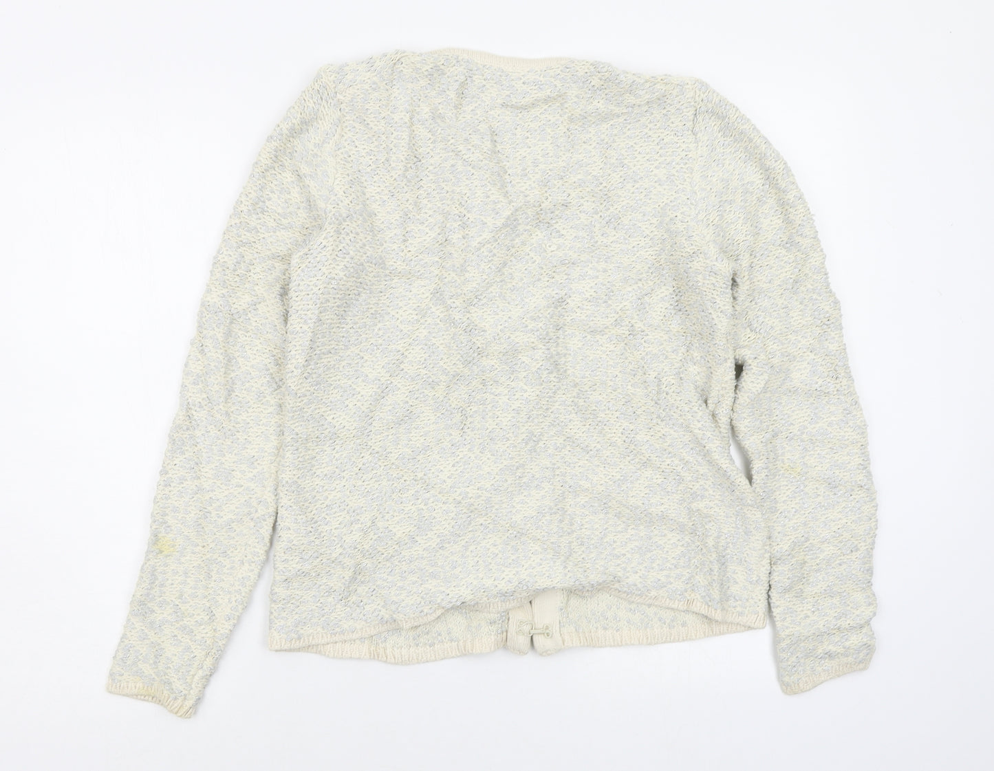 Boden Womens Multicoloured Geometric  Cardigan Jumper Size 12