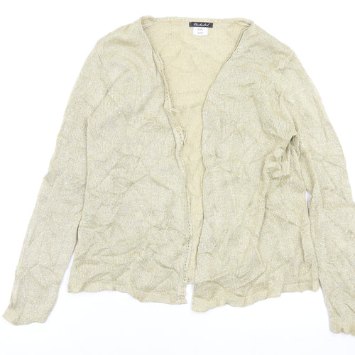 Berkertex Womens Gold   Cardigan Jumper Size 10