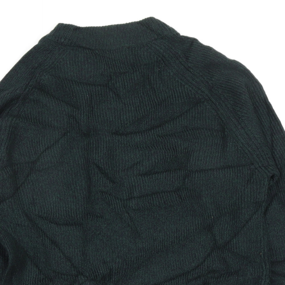 burton menswear Mens Green   Pullover Jumper Size M
