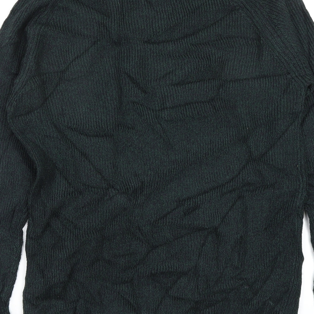 burton menswear Mens Green   Pullover Jumper Size M