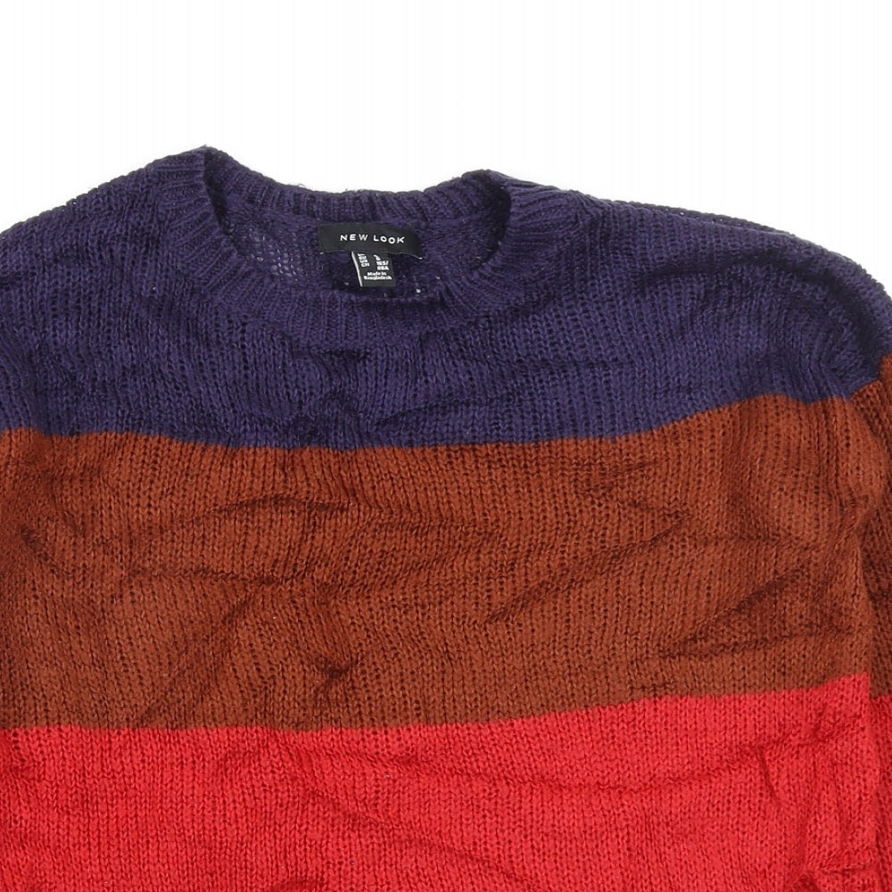 New Look Womens Multicoloured   Pullover Jumper Size S