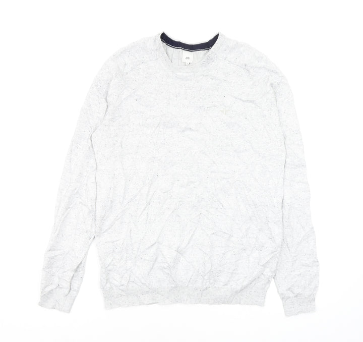 River Island Mens Grey   Pullover Jumper Size M