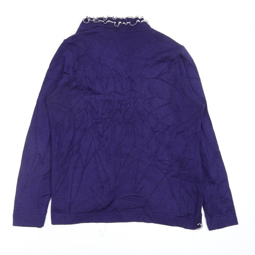keeno Womens Blue   Pullover Jumper Size M