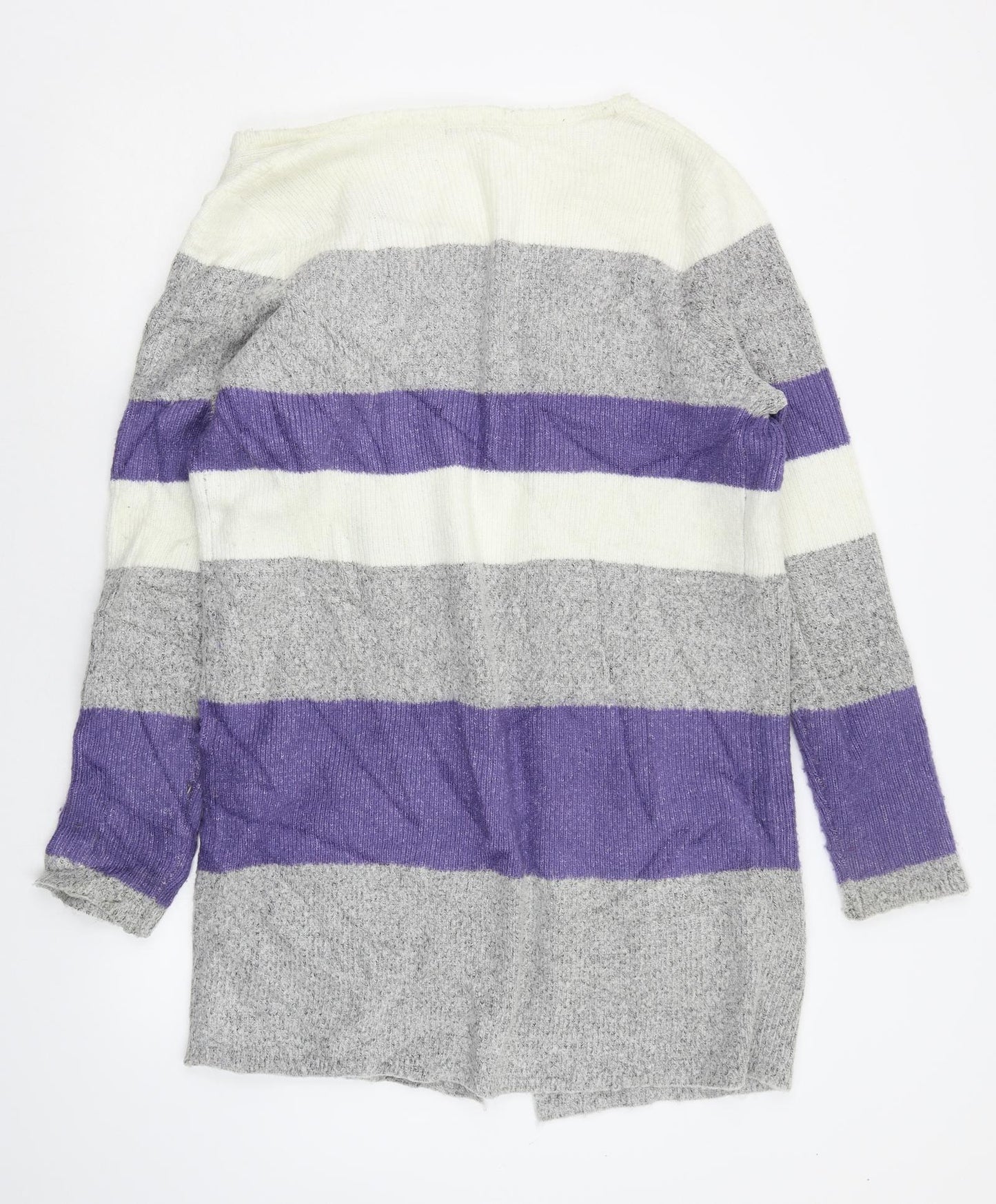 TU Womens Multicoloured Striped  Cardigan Jumper Size M