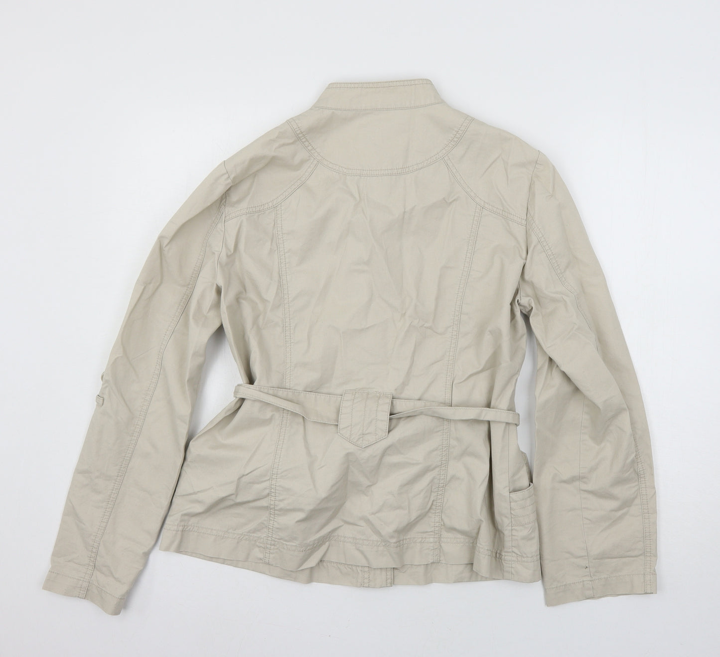 Debenahams Womens Ivory  Denim Jacket  Size 14