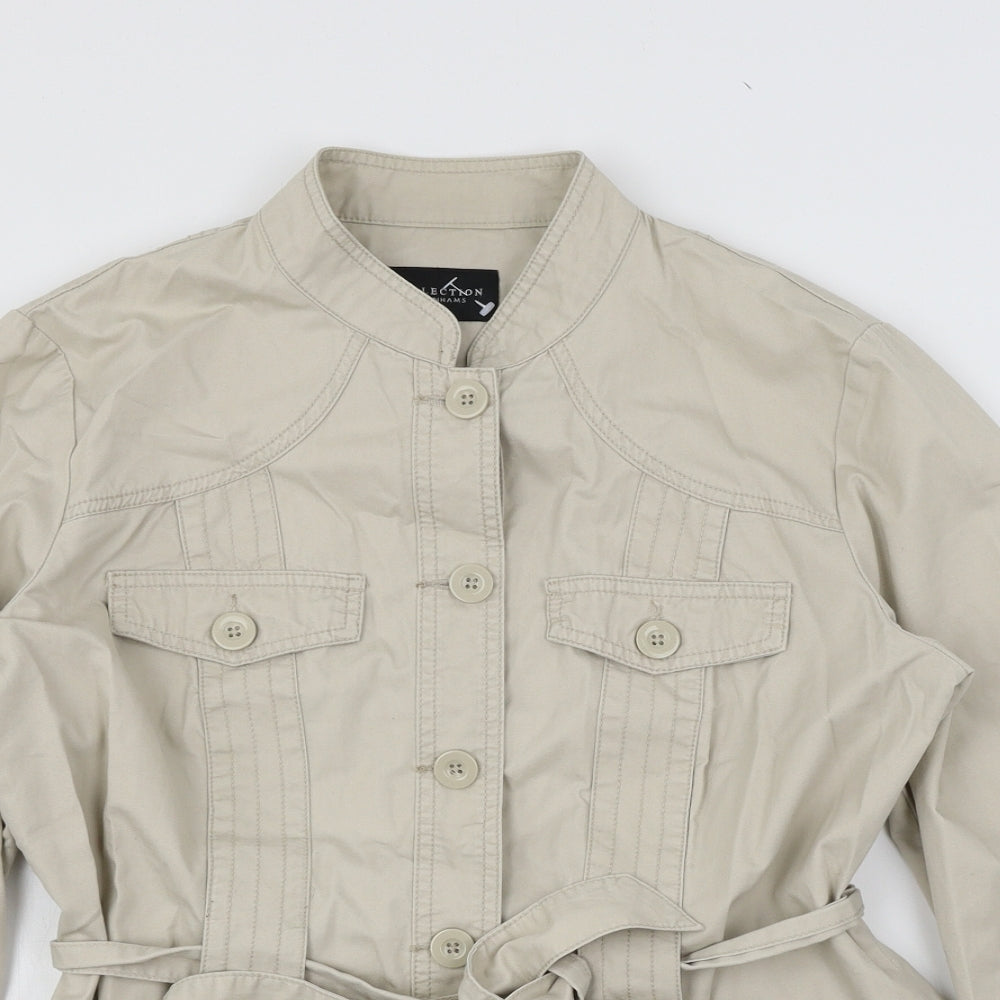 Debenahams Womens Ivory  Denim Jacket  Size 14