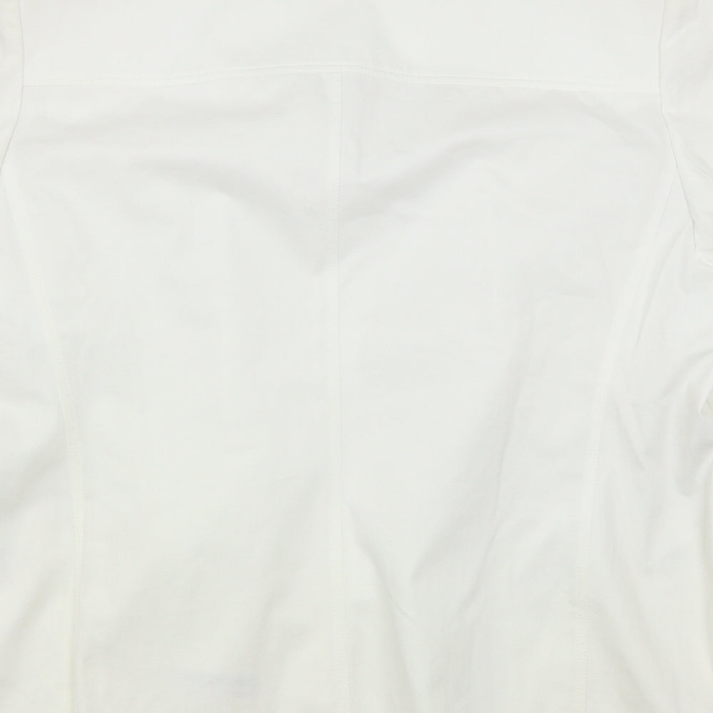 Basler Womens Ivory  Denim Jacket  Size 22