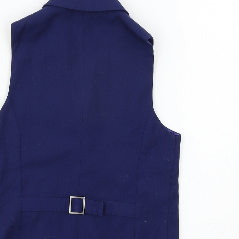 Ted Baker Boys Blue   Jacket Waistcoat Size 7 Years