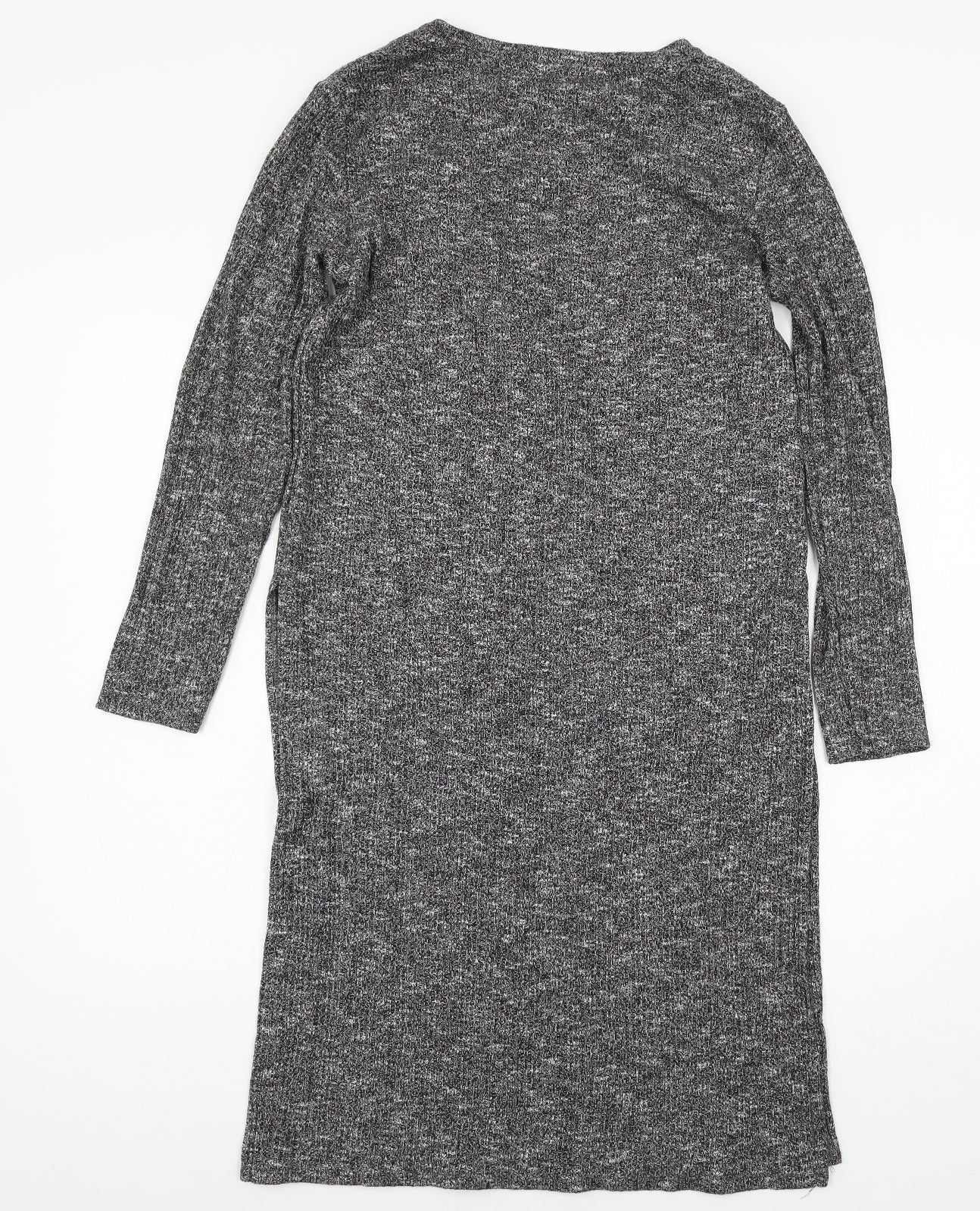 Mango Womens Grey  Jersey Basic T-Shirt Size M