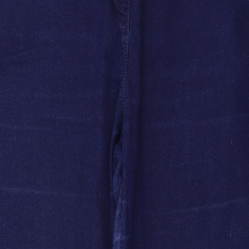 Bomarche Womens Blue  Denim Straight Jeans Size 18 L30 in