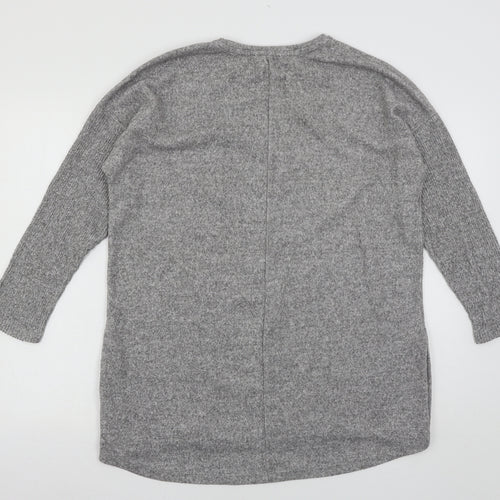 George Womens Grey  Knit Pullover Jumper Size M