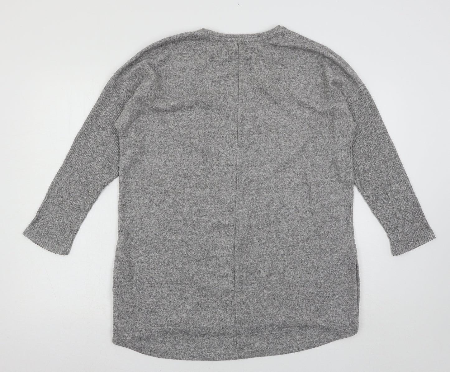 George Womens Grey  Knit Pullover Jumper Size M