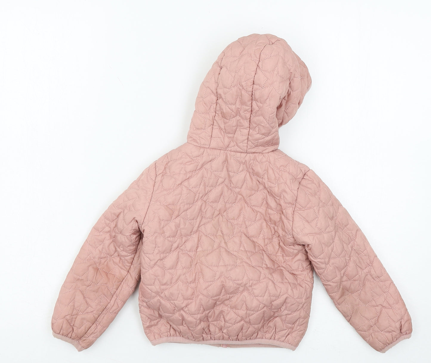 Marks and Spencer Girls Pink   Puffer Jacket Jacket Size 3-4 Years