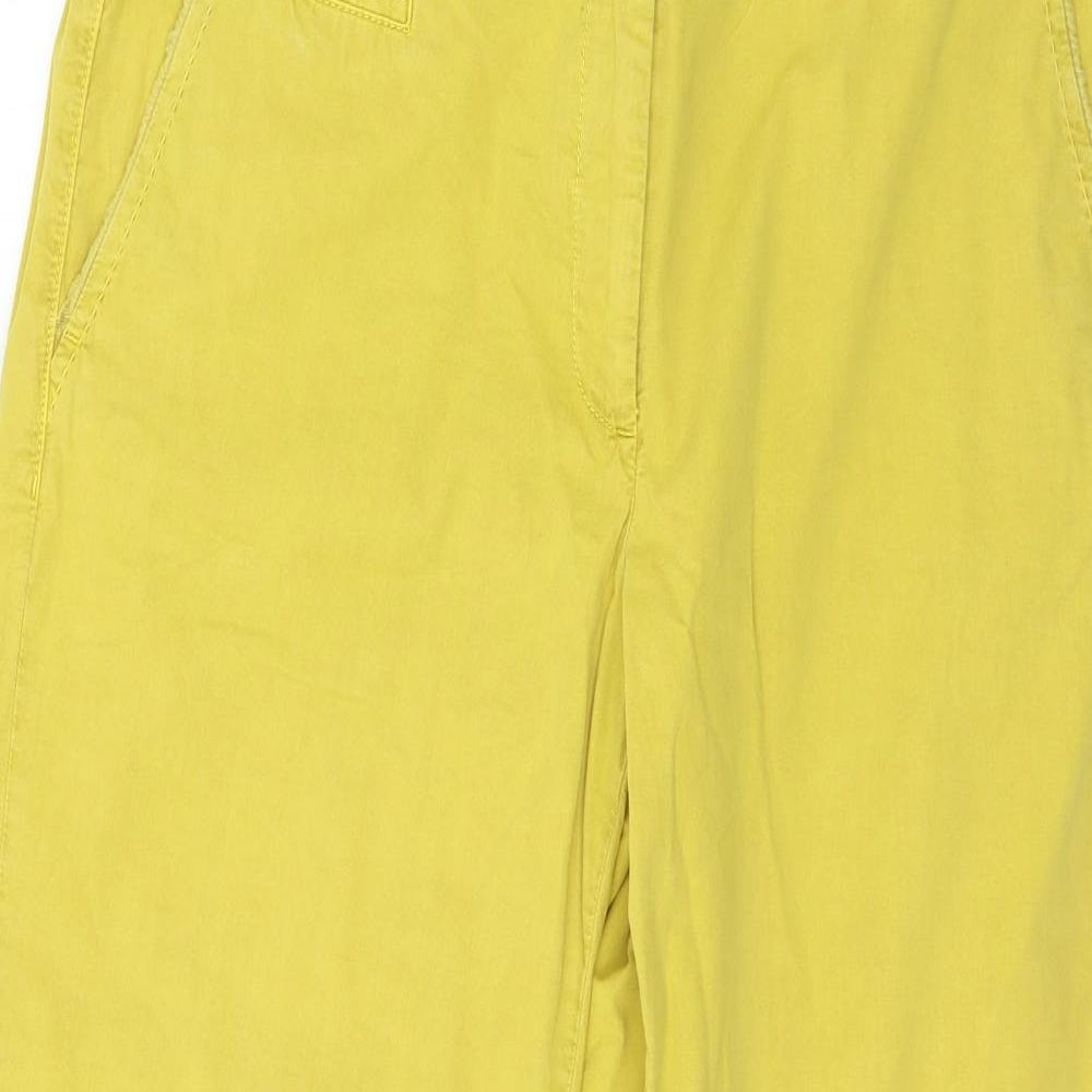 Marks and Spencer Womens Yellow   Trousers  Size 12 L25 in